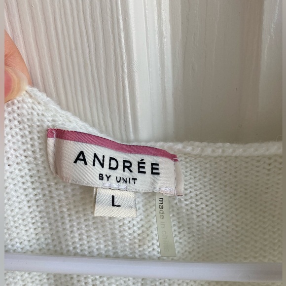 Color block knit hoodie - Picture 5 of 6